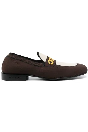 Marni Sock-style chain-print loafers
