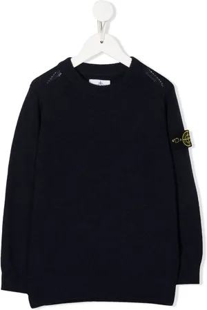 Stone Island Compass-patch crewneck jumper