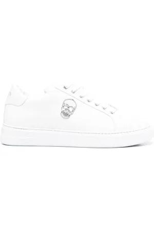 Philipp Plein Skull-plaque low-top sneakers