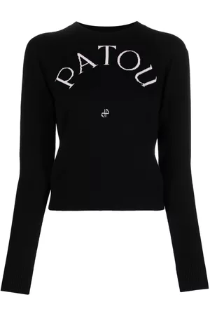 Patou Logo-print wool-blend jumper