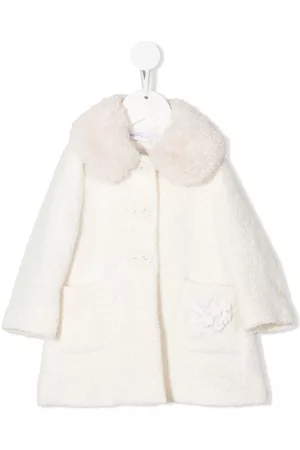MONNALISA Embroidered-detail coat