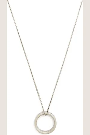 Maison Margiela Numerical ring pendant necklace