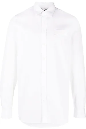Moschino Embroidered-logo detail shirt