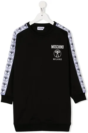 Moschino Logo-tape sweatshirt dress