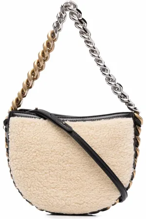 Stella McCartney Small Frayme faux-shearling bag