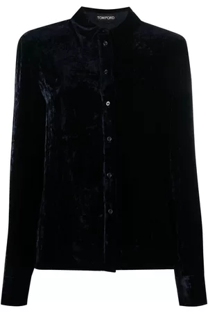 Tom Ford Velvet-effect long-sleeve shirt