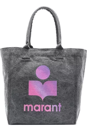 Isabel Marant Women Handbags - Yenky logo-print cotton tote bag