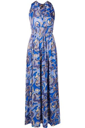 Lygia & Nanny Graphic-print halterneck dress