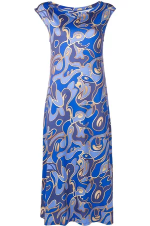 Lygia & Nanny Graphic-print scoop-neck dress