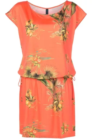 Lygia & Nanny Floral-print cap-sleeves dress