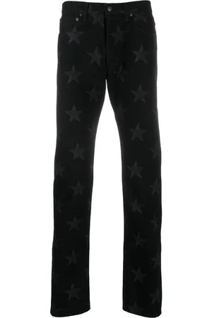 Takahiromiyashita The Soloist Star printed cotton trousers