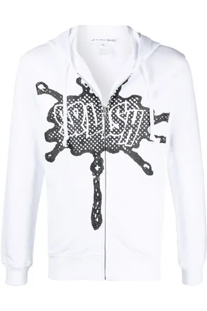 Comme des Garçons Graphic-print drawstring hoodie