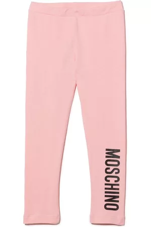 Moschino Logo-print cotton leggings