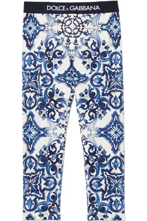 Dolce & Gabbana Interlock Majolica-print leggings