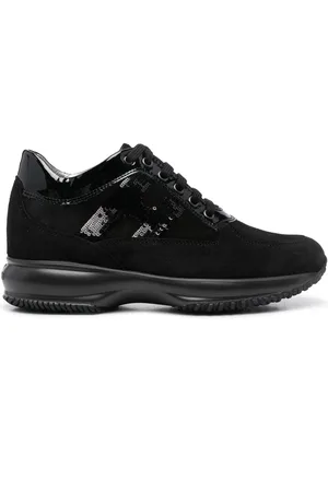 Hogan Logo-patch sequin-detail sneakers