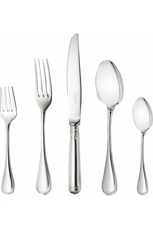 Christofle Malmaison five-piece individual -plated place settings