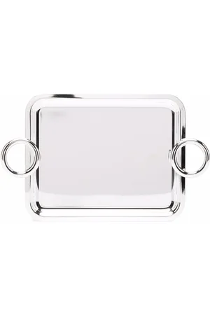 Christofle Vertigo 20x16 cm -plated 2 handles tray