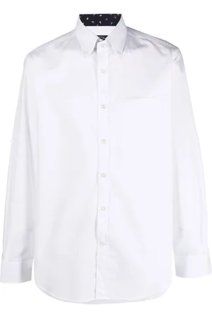 Paul & Shark Logo-embroidered button-down shirt