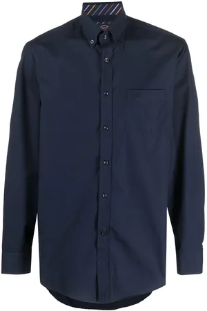 Paul & Shark Logo-embroidered button-down shirt