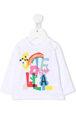 Stella McCartney Rainbow logo-print T-shirt