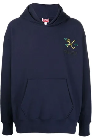 Kenzo Logo embroidered hoodie