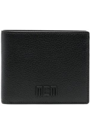 MCM Men Wallets - Logo-plaque bi-fold wallet