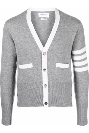 Thom Browne 4-Bar stripe knit cardigan