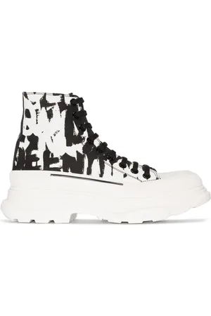 Alexander McQueen Treadslick graffiti-print sneakers