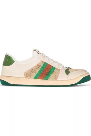 Gucci Women Sneakers - Logo-plaque lace-up sneakers