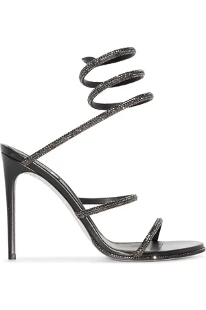 RENE CAOVILLA Crystal-embellished strap-detail sandals