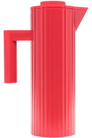 Alessi Ribbed-detail cylindrical jug