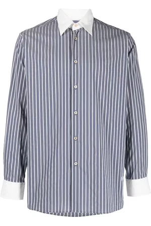 WALES BONNER Striped button-up shirt