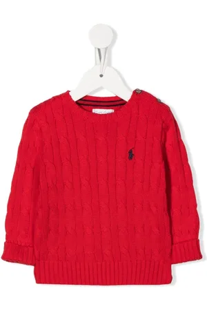Ralph Lauren Embroidered-pony knit jumper