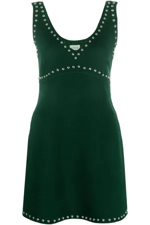P.A.R.O.S.H. Stud-embellished wool dress