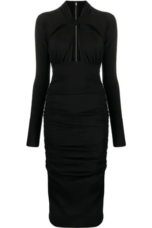 Dolce & Gabbana Cut-out draped midi dress