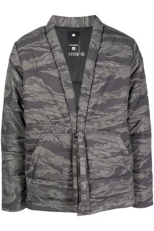 Maharishi Camouflage-print padded jacket