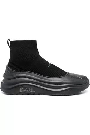 Karl Lagerfeld Men Sneakers - Chase knit-upper sock sneakers