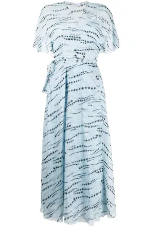RED Valentino Star-print midi dress