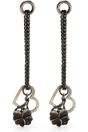 WERKSTATT:MÜNCHEN Heart-pendant earrings