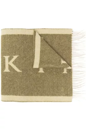 MACKINTOSH Edinburgh wool logo scarf