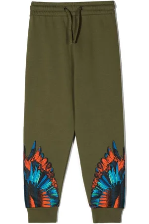 MARCELO BURLON Signature wings-print track pants