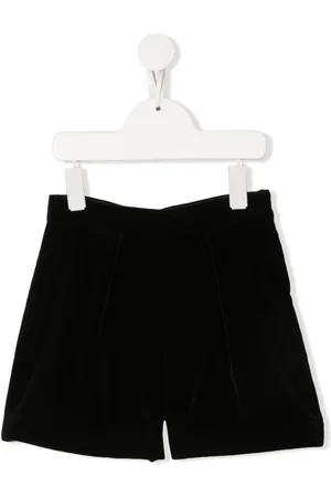 BONPOINT Velvet-effect zip shorts