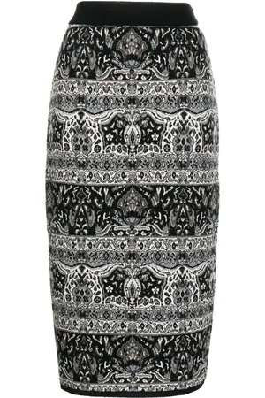 Antonio Marras Gonna jacquard-pattern midi skirt