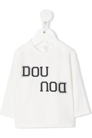 DOUUOD KIDS Logo-print long-sleeve sweatshirt