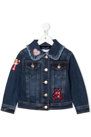 MONNALISA Patch-detail denim jacket