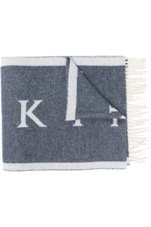 MACKINTOSH Edinburgh wool logo scarf
