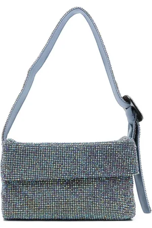 BENEDETTA BRUZZICHES Your Best Friend mini crystal-embellished chainmail  shoulder bag