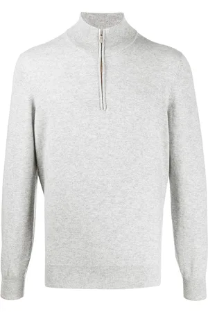Brunello Cucinelli Zip-up cashmere jumper
