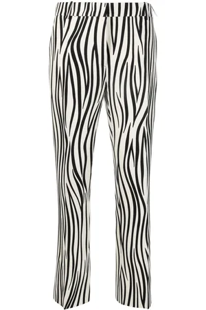 VALENTINO GARAVANI Zebra-print tailored trousers