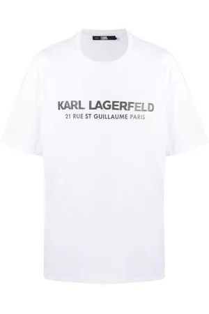 Karl Lagerfeld Men Short Sleeve - Logo-print short-sleeve T-shirt